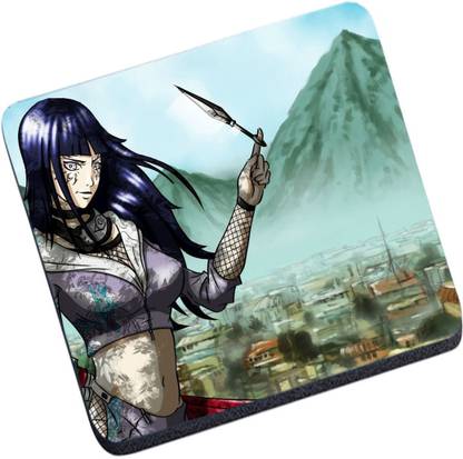 Magic Cases Critical Design naruto naruto shippuden hinata hyuga fighter wea Non Slip Base Mousepad
