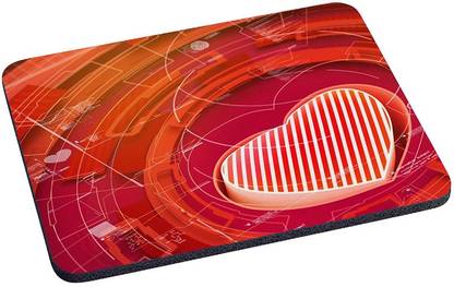 Magic Cases heart rendering 3d circle Design 250 Mousepad