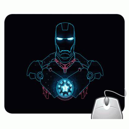 Headturnerz Iron Man Blueprint Mousepad