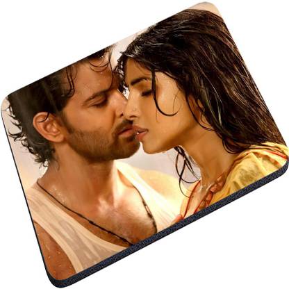 Magic Cases Critical Design Priyanka Chopra with Hrithik Roshan in Agneepath Non Slip Base Mousepad