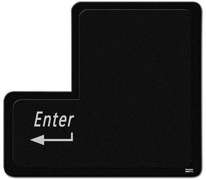 RangeeleShope Enter Keyboard Symbol Mousepad Mousepad