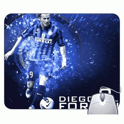 Headturnerz Diego Forlan Inter Milan Football Club Mousepad