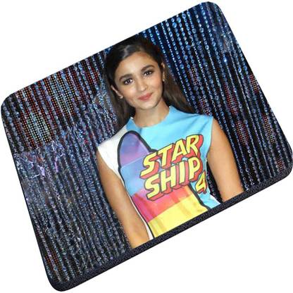 Magic Cases Critical Design Alia Bhatt Bollywood Heroine HD Wallpapers Non Slip Base Mousepad