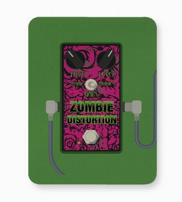 POSTERGUY Zombie Distortion Guitar Effects Pedal Non Slip Base Mousepad
