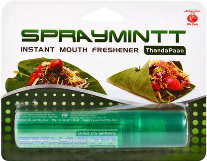 Spraymintt Instant Mouth Freshener - Thanda Pan - Set of 2