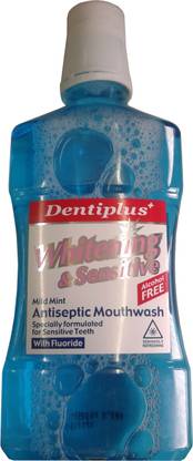 Dentiplus Whitening & Sensitive Antiseptic Mouthwash