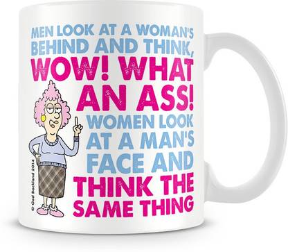 Aunty Acid What an ass Ceramic Coffee Mug