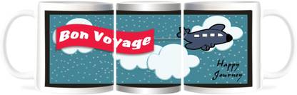Refeel Gifts Bon Voyage - Happy Journey Gift Ceramic Coffee Mug