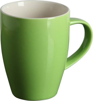 Larah by Borosil Green Coffee Porcelain Coffee Mug