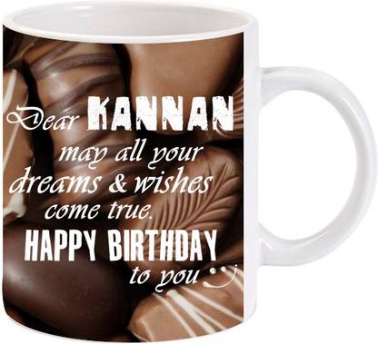 Lolprint Happy Birthday Kannan Ceramic Coffee Mug