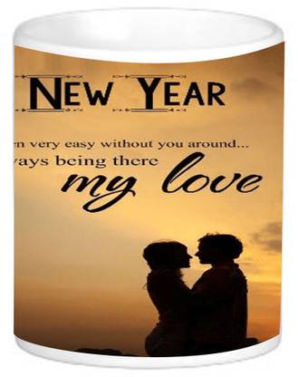 Me You Gift For Happy New Year Thank You For Always Being There My Love Printed Ceramic Coffee Mug Price In India Buy Me You Gift For Happy New Year Thank You For Always Being