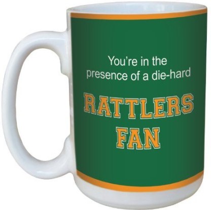 Tree-Free Greetings lm44705 Rattlers College Basketball Ceramic Mug with Full-Sized Handle 15-Ounce