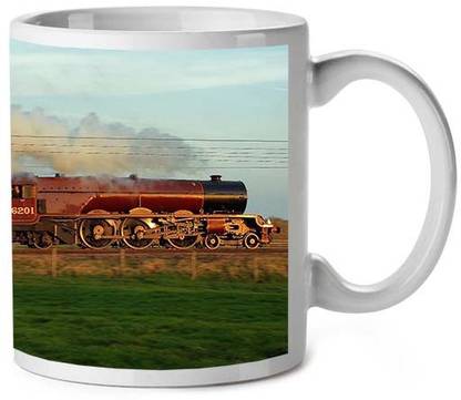 Muggies Magic 3PZOZ9MGL World Wide Trains Design T8586 Ceramic Coffee Mug