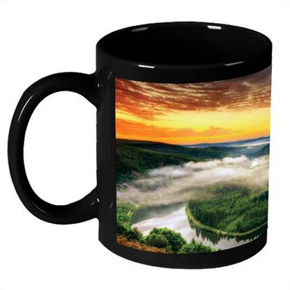 AMY Amzone Beautiful Lake Ceramic Coffee Mug