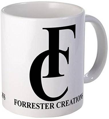 Muggies Magic Mug Forrester Creations Logo 01.png S White Ceramic Coffee Mug