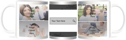 Refeel Gifts Photo Collage Personalized Gift Ceramic Coffee Mug