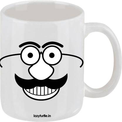 Lazy Turtle Smile Face Forever Ceramic Coffee Mug