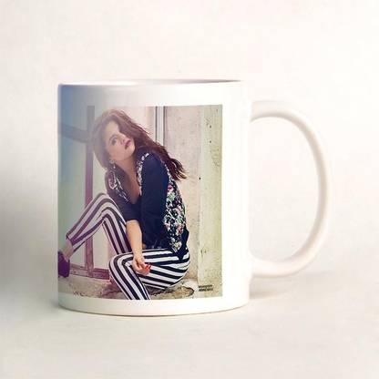 Bluegape Selena Gomez Hot Photo Shoot Ceramic Coffee Mug