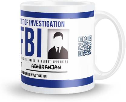 Posterchacha Abhiranjan FBI ID Tea And Coffee Ceramic Coffee Mug
