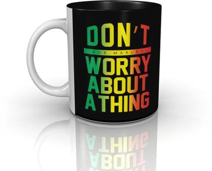 Bravado Bob Marley Don'T Worry About A Thing Ceramic Coffee Mug