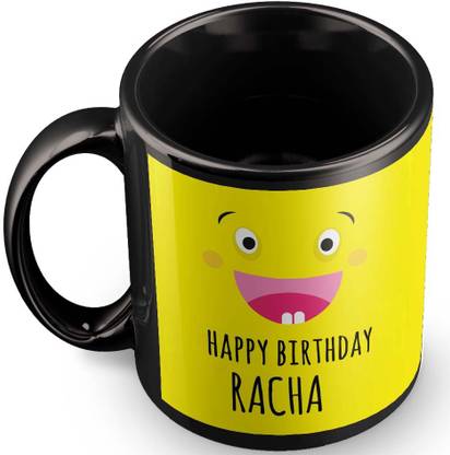 Posterchacha Racha Name Happy Birthday Gift Ceramic Coffee Mug