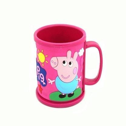 Shopat7 Cool Peppa Pig Cup for kids-MUG-167-(54)-KQ149 Plastic Coffee Mug