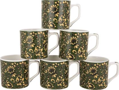 Sea Shell Jaal Print Bone China Coffee Mug