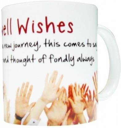 Everyday Gifts Farewell Gift for Farewell Wishes Ceramic Coffee Mug