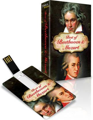 Music Card: BEST OF BEETHOVEN AND MOZART (320 kbps MP3 Audio) Pendrive Standard Edition
