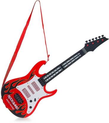 VHPQ Rock Band Guitar Musical Guitar Toy for Children Kids