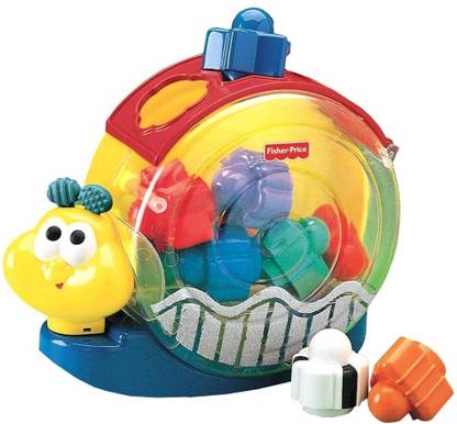 FISHER-PRICE Bee-Bop Building Singing Snail Pail