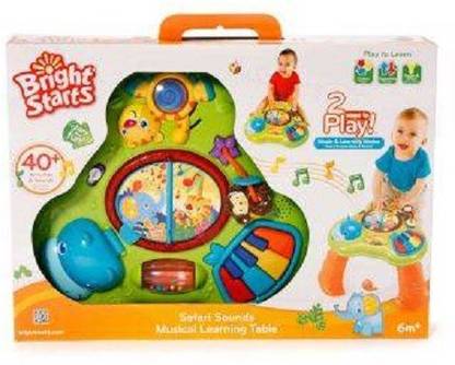 Bright Starts Safari sounds Musical Learning Table