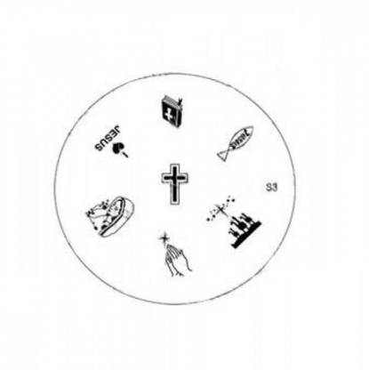 KONAD Stamping Nail Art Image Plate - S3