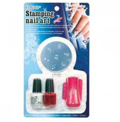 KONAD Stamping Nail Art Set - D