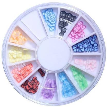 Atanands Fimo Bow Polymer Clay Nail Art Canes
