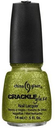 CHINA GLAZE Jade-d 80557 Crackle Glitter Nail Polish Glitter
