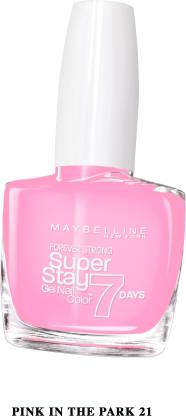 MAYBELLINE NEW YORK SUPER STAY GEL NAIL COLOR PINK IN THE PARK