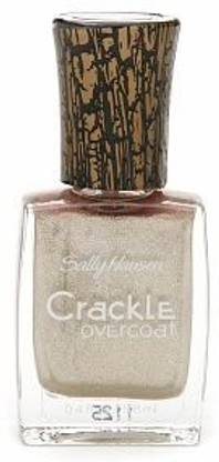SALLY HANSEN Crackle Overcoat Nail Polish, Antiqued Gold Clear