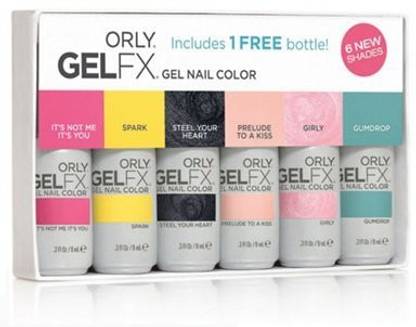 ORLY Gel Fx 6 Pix Nail Polish Set, Spring Colors Multicolor
