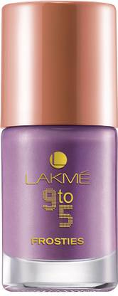 Lakmé 9 to 5 Frosties Nail Color Mauve frost