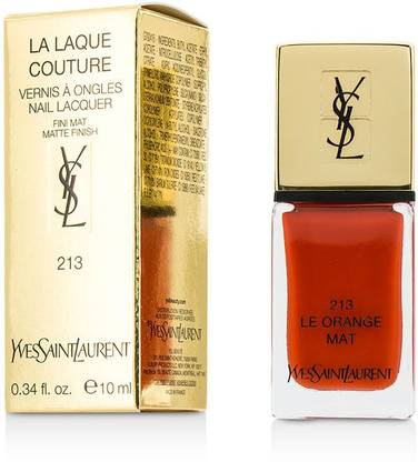 Yves Saint Laurent La Laque Couture Nail Lacquer The Mats 213 Le Orange Mat