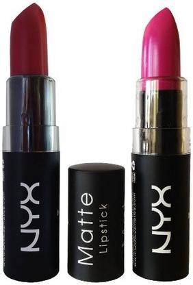 NYX Matte Lipstick Set of 2 : MLS16 & MLS02 Dark