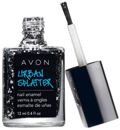AVON Urban Splatter Nail Enamel Blackout 310-749