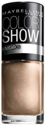 MAYBELLINE NEW YORK Color Show Nail Polish - Bold Gold (Pack of 2)
