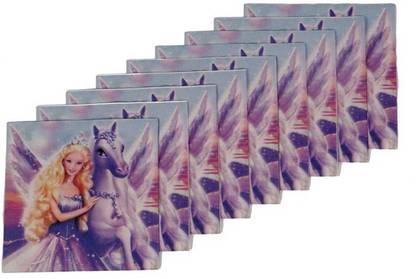 FUNCART Riding Princess Multicolor Paper Napkins