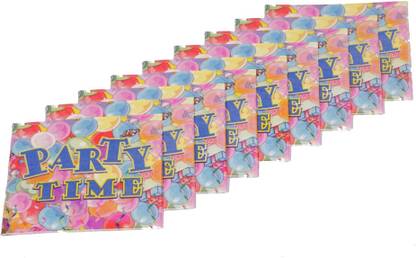 FUNCART Party Time Multicolor Paper Napkins