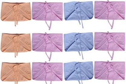 Chhote Janab BABY TRIANGULAR SHAPE COTTON NAPPY (PACK OF 12)