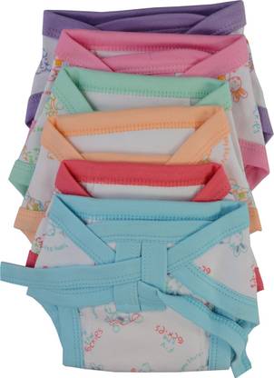 Aarushi Just Born Printed Cloth Nadi Washable Reusable Hosiery Diaper/Langot/Nappy Mini(0-6 Moths)