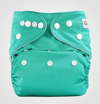 bumberry Adjustable Reusable Cloth Diaper Cover with 1 Natural Bamboo Insert For Babies (3-36 Months)