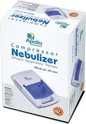 Apollo Pharmacy CN01-WD Nebulizer Compressor Nebulizer